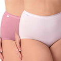 Sloggi Maxi Brief 2 Pack - Rose/Rosebloom