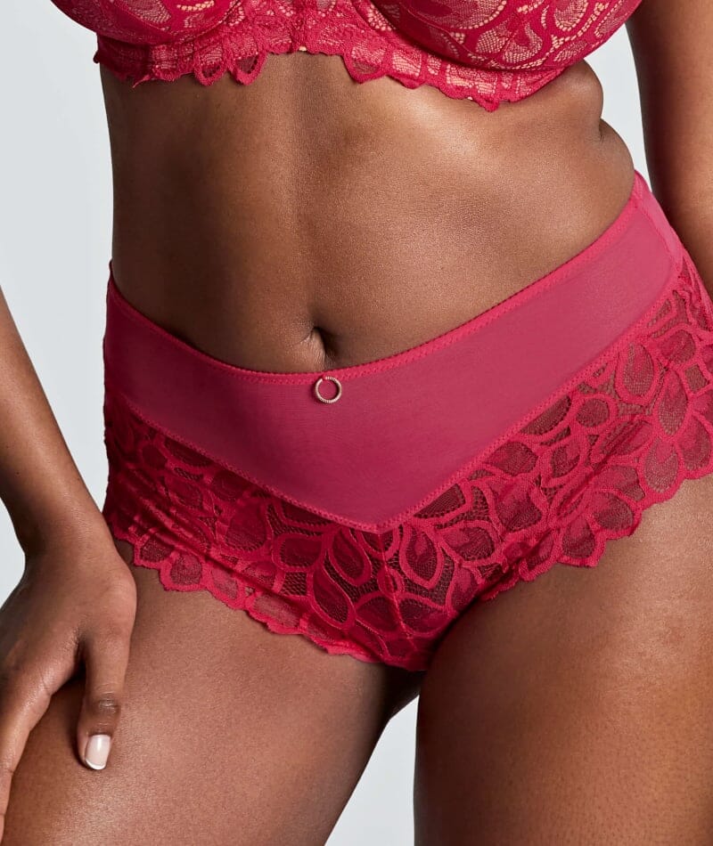 Panache Allure Deep Brief - Raspberry Knickers 