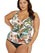 Artesands Into the Saltu Delacroix Cross Front D-G Cup Tankini Top - White Swim 