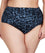 Artesands Le Blu Animale Rouched Side High Waist Brief - Animal Blue Swim 