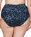 Artesands Le Blu Animale Rouched Side High Waist Brief - Animal Blue Swim 