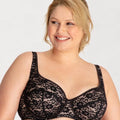 Ava & Audrey Alice All Lace Full Cup Underwired Bra - Black