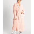 Ava & Audrey Betty Jacquard Fleece Robe - Blush