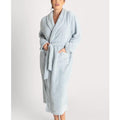 Ava & Audrey Betty Jacquard Fleece Robe - Denim