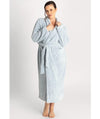 Ava & Audrey Betty Jacquard Fleece Robe - Denim Sleep / Lounge 