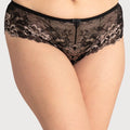 Ava & Audrey Celine Lace Brief - Black/Gold