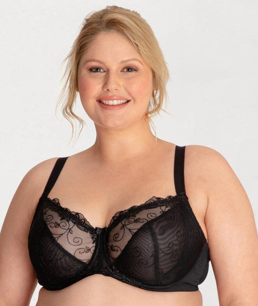 Ava & Audrey Hannah Cotton Wire-free Front Opening Bra - Frappe