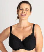 Ava & Audrey Jacqueline Full Cup Underwired Bra - Black Bras 