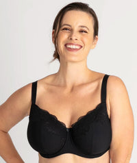 Ava & Audrey Jacqueline Full Cup Underwired Bra 2 Pack - Black Bras 