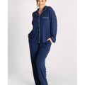 Ava & Audrey Maddison Knit Lounge PJ Set - Navy