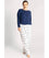 Ava & Audrey Maddison Knit Slouch LS Tee - Navy Sleep / Lounge 