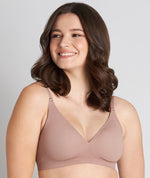 Bendon Comfit Collection Soft Cup Wire-free Plunge Bra - Mocha Bras 