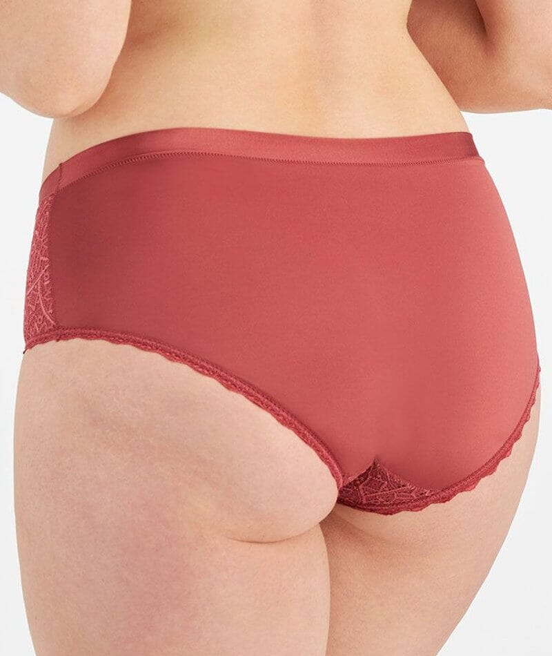 Berlei Barely There Lace Full Brief - Copper Rouge Knickers 