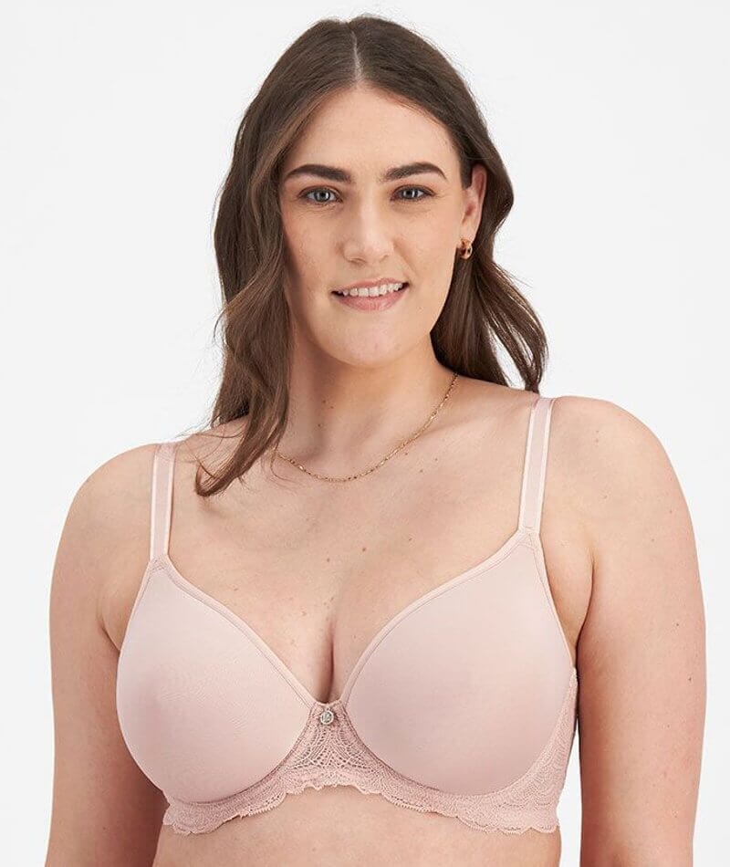 Berlei Lift & Shape T-Shirt Spacer Bra - Nude Lace Bras 