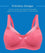 Bestform Satin Trim Wire-free Cotton Bra with Unlined Cups - Dark Pink Bras 