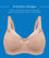 Bestform Satin Trim Wire-free Cotton Bra with Unlined Cups - Nude Bras 