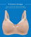 Bestform Satin Trim Wire-Free Cotton Bra With Unlined Cups 3 Pack - Nude Bras 