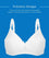 Bestform Striped Wire-free Cotton Bra with Lightly Lined Cups - White Bras 