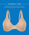 Bestform Unlined Cotton Stretch T-Shirt Bra with Underwire 3 Pack - Sand Bras 