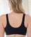 Bestform Unlined Wire-free Cotton Stretch Sports Bra with Front Closure - Black Bras 