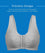 Bestform Unlined Wire-free Cotton Stretch Sports Bra with Front Closure - Heather Grey Bras 