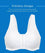 Bestform Unlined Wire-free Cotton Stretch Sports Bra with Front Closure - White Bras 