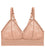 Glamorise Bramour Gramercy Luxe Lace Wire-Free Bralette - Cappuccino Bras 