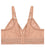 Glamorise Bramour Gramercy Luxe Lace Wire-Free Bralette - Cappuccino Bras 