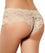 Curvy Floral Lace Brief - Nude Knickers 