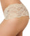 Curvy Floral Lace Brief - Nude Knickers 