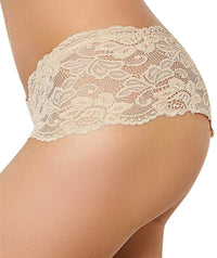 Curvy Floral Lace Brief - Nude Knickers 