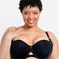 Curvy Kate Boost Me Up Padded Balcony Bra - Black