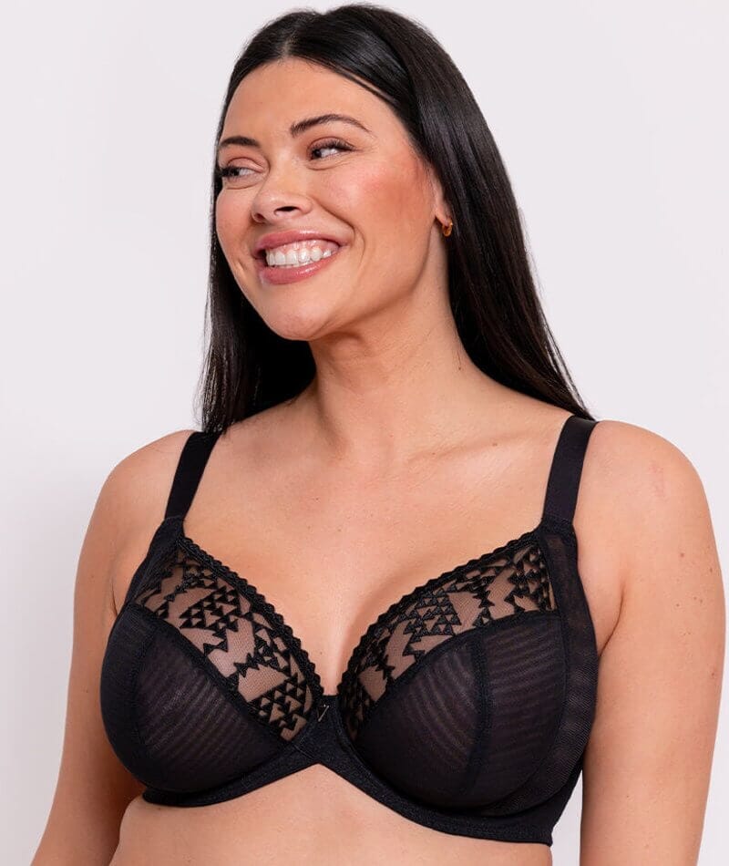 Curvy Kate Centre Stage Full Plunge Bra - Black Bras 