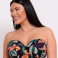 Curvy Kate Cuba Libre Bandeau Bikini Top - Print Mix