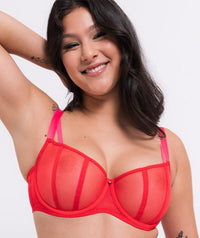 Curvy Kate Elementary Balcony Bra - Red/Pink Bras 