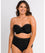 Curvy Kate First Class Bandeau Bikini Top - Black Swim 