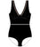 Curvy Kate First Class Plunge Swimsuit - Black Swim 