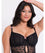 Curvy Kate Frill Me Balcony Bodysuit - Black/Pink Bodysuits & Basques 