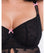 Curvy Kate Frill Me Balcony Bodysuit - Black/Pink Bodysuits & Basques 