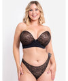 Curvy Kate Hey Girls Superplunge Strapless Bra - Black/Latte Bras 