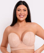 Curvy Kate Hey Girls Superplunge Strapless Bra - Latte Bras 