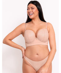 Curvy Kate Hey Girls Superplunge Strapless Bra - Latte Bras 