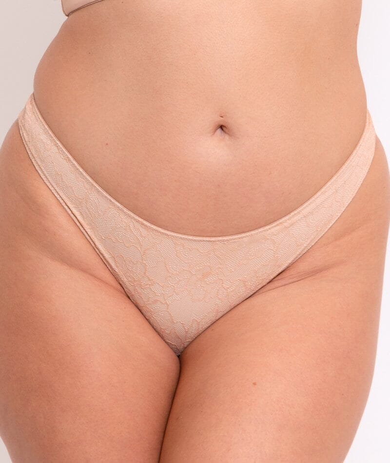 Curvy Kate Hey Girls Thong - Latte Knickers 