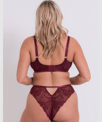 Curvy Kate Lace Daze Balcony Bra - Claret Red Bras 