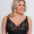 Curvy Kate Lace Daze Wire-Free Bralette - Black