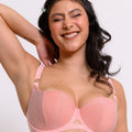 Curvy Kate Lift Off Padded Balcony Bra - Rose Sparkle