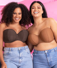 Curvy Kate Luxe Strapless Bra - Caramel Bras 