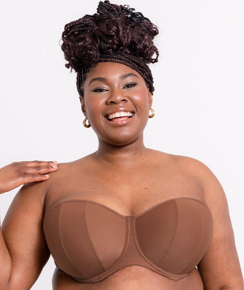 Curvy Kate Luxe Strapless Bra Cocoa – Curvy Kate UK