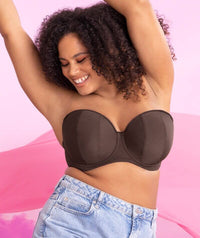 Curvy Kate Luxe Strapless Bra - Cocoa Bras 