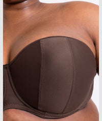 Curvy Kate Luxe Strapless Bra - Cocoa Bras 